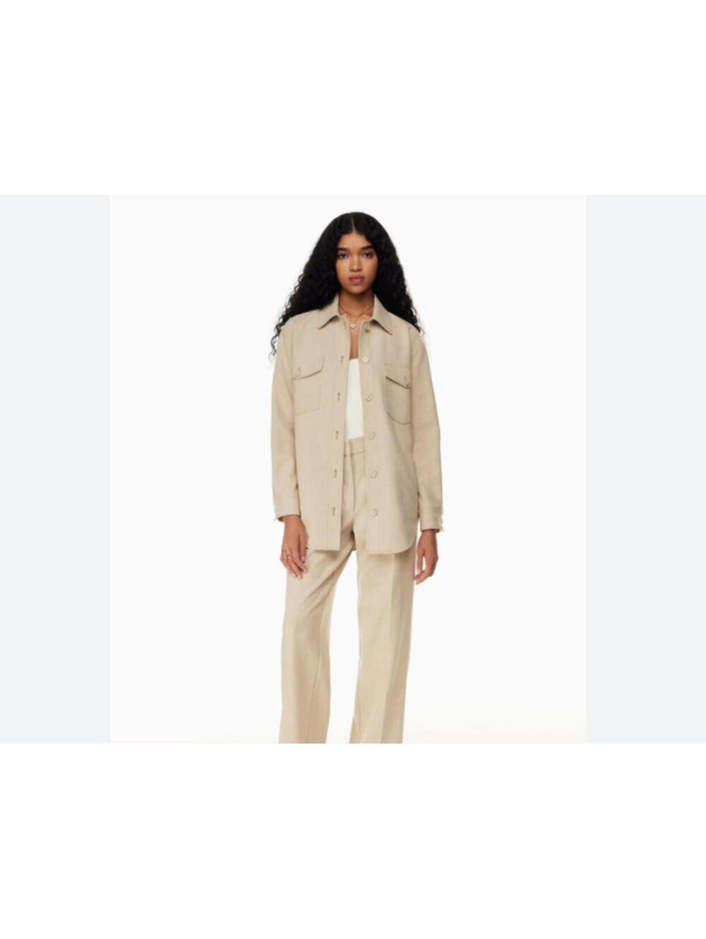 Aritzia Wilfred Women's Oatmeal Ganna Jacket - Size XS